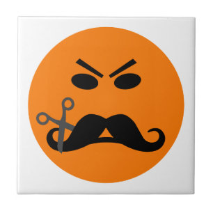 Angry Mustache tile Fliese