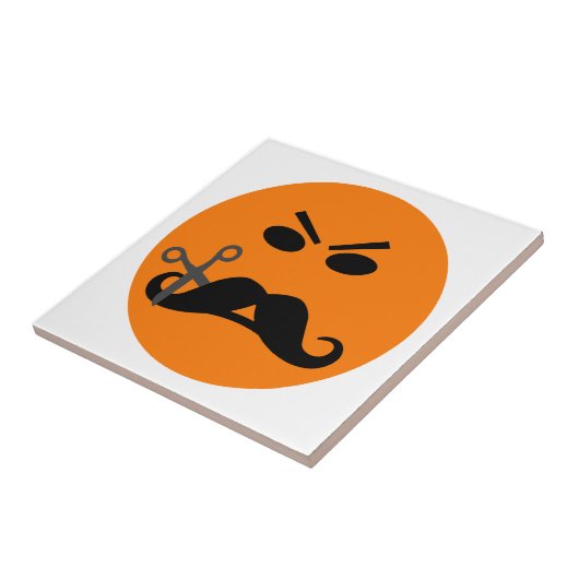 Angry Mustache tile Fliese (Seite)