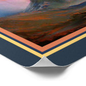 "Angry Nature" #2 Art Déco der 30er Jahre Poster (Ecke)