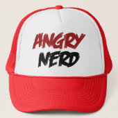 Angry Nerd Truckerkappe (Vorderseite)