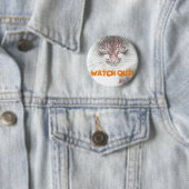 Angry Niedlich Cate Face Sketch Button (Beispiel)