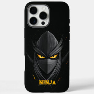 Angry Ninja Black iPhone 16 Pro Max Hülle