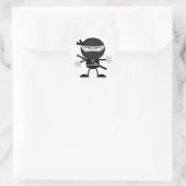 Angry Ninja Warrior Stickers (Tasche)