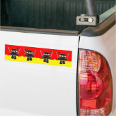 Angry Ninjas Autoaufkleber (Auf Lkw)