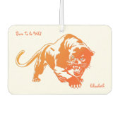 Angry Orange Transparent Tiger Air Freshener Autolufterfrischer (Vorderseite)