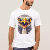 Angry Ostrich Unisex T - Shirt (Vorderseite)