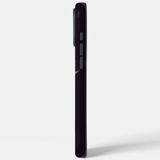 Angry Otrich Black Case-Mate iPhone Hülle (Rückseite / Links)