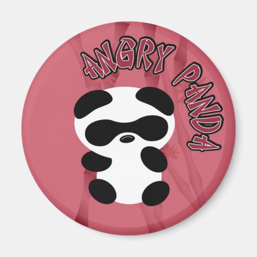 Angry Panda Magnet (Vorne)