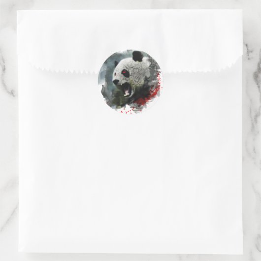Angry Panda Sticker (Tasche)