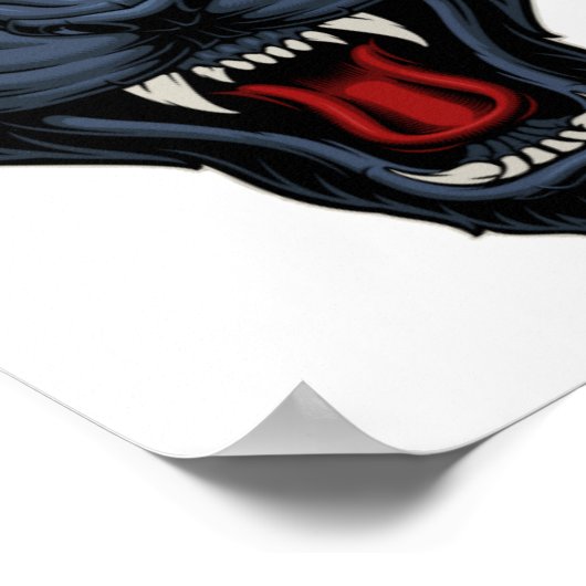 Angry Panther Poster (Ecke)