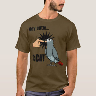 Angry Parrot Funny Sprichwort Niedlich Afrikanisch T-Shirt