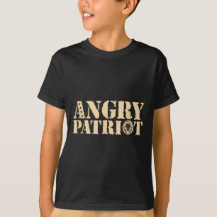 Angry Patriot American Flag Us Patriot Design Wome T-Shirt