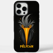 Angry Pelican Black Case-Mate iPhone Hülle (Rückseite)