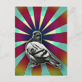 Angry Pigeon Postcard Postkarte