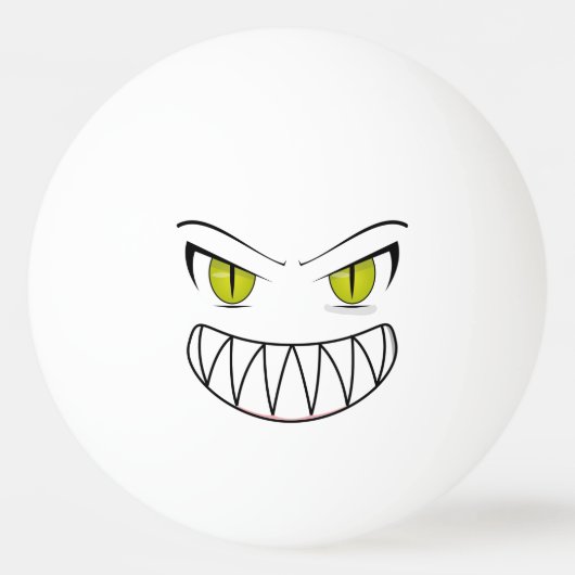 Angry Ping Pong Ball Tischtennisball (Vorderseite)