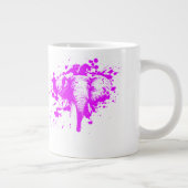 Angry Pink Elephant Jumbo-Tasse (Rechts)