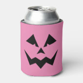 Angry Pink Jack O'Lantern Can Cooler Dosenkühler (Kanne Vorderseite)