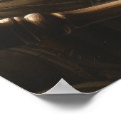 Angry Pirate Dog Steering Ship Poster (Ecke)