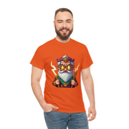 Angry Pixelated Zeus with steampunk glasses T-Shirt