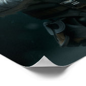 Angry Polar Bear Humanoid Poster (Ecke)