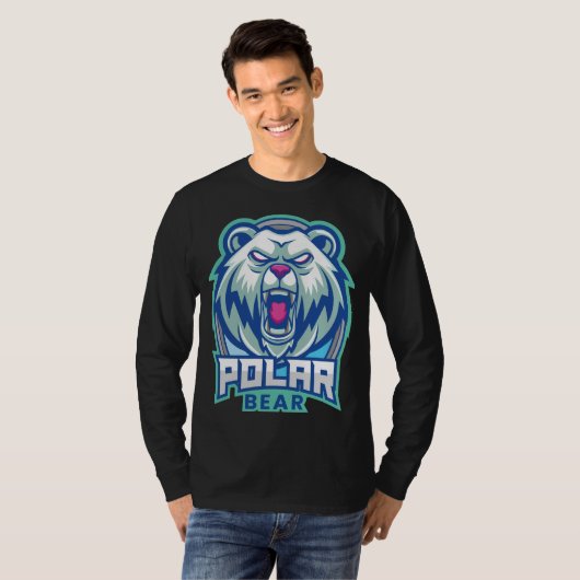 Angry Polar Bear T-Shirt (Vorne ganz)