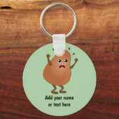 Angry Potato - ein ärgerlicher kleiner Spud - Ihr Schlüsselanhänger (Vorderseite)