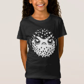 Angry Puffer Fish Funny Introvert T-Shirt (Vorderseite)