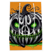 Angry Pumpkin Mittlere Geschenktüte (Rückseite)