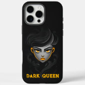 Angry Queen Black Case-Mate iPhone Hülle (Rückseite)