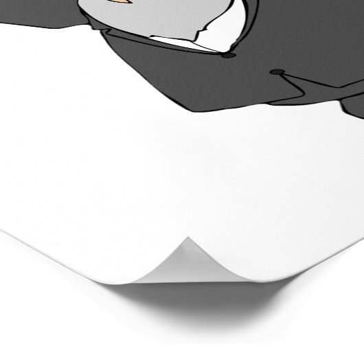 Angry Rabbi Poster (Ecke)