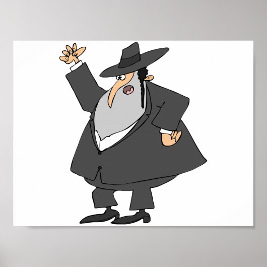 Angry Rabbi Poster (Vorne)