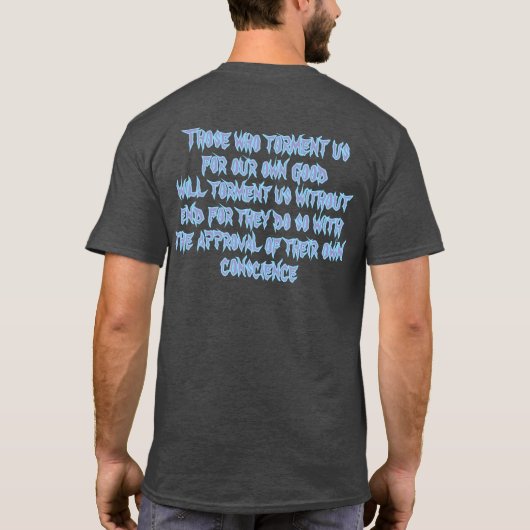 Angry Rabbit T - Shirt (Rückseite)