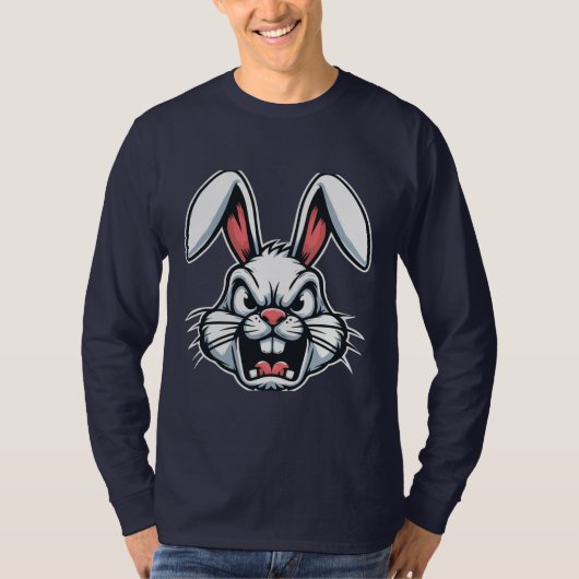 Angry Rabbit T-Shirt (Vorderseite)