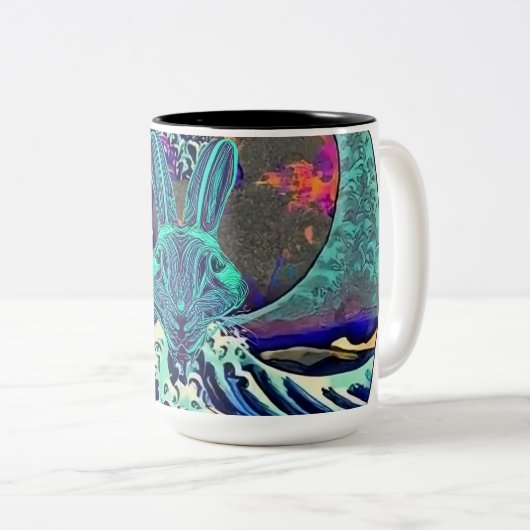 Angry Rabbit Tasse (VorderseiteRechts)