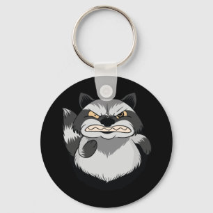 Angry Raccoon Schlüsselanhänger
