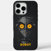 Angry Robot Black Case-Mate iPhone Hülle (Rückseite)