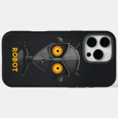 Angry Robot Black Case-Mate iPhone Hülle (Rückseite (Horizontal))