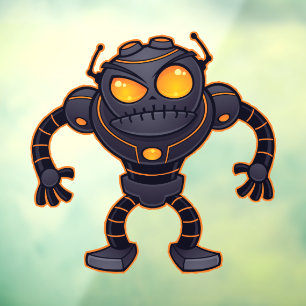 Angry Robot Fensteraufkleber