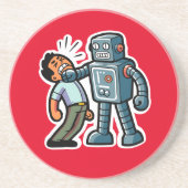Angry Robot Getränkeuntersetzer (Vorne)