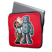 Angry Robot Laptopschutzhülle (Vorderseite Links)