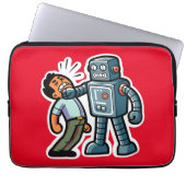 Angry Robot Laptopschutzhülle (Vorderseite)