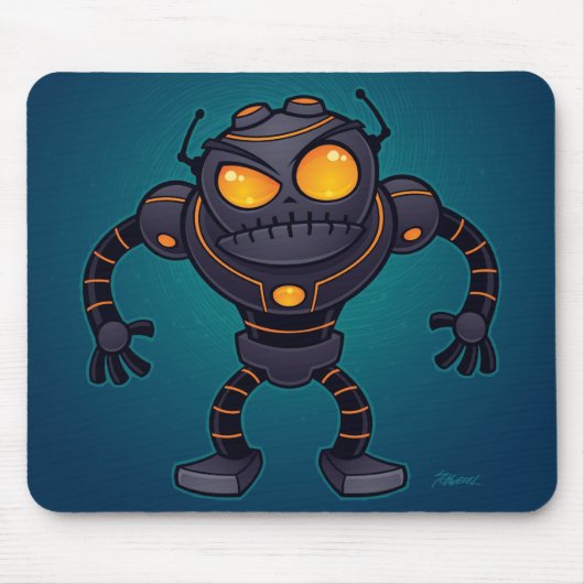 Angry Robot Mousepad (Vorne)