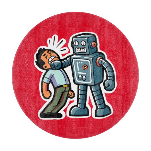 Angry Robot Schneidebrett (Vorderseite)