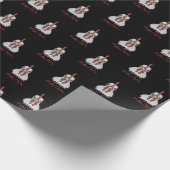 Angry Rooster Mother Clucker Wrapping Paper Geschenkpapier (Ecke)