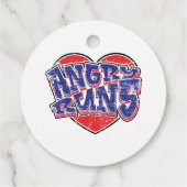 Angry Runs Fans Design v2 Geschenkanhänger (Rückseite)