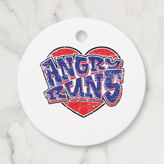 Angry Runs Fans Design v2 Geschenkanhänger (Vorderseite)