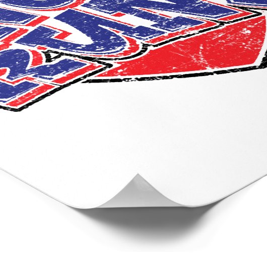 Angry Runs Fans Design v2 Poster (Ecke)