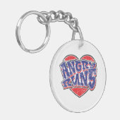 Angry Runs Fans Design v2 Schlüsselanhänger (Vorderseite links)