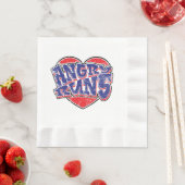 Angry Runs Fans Design v2 Serviette (Beispiel)