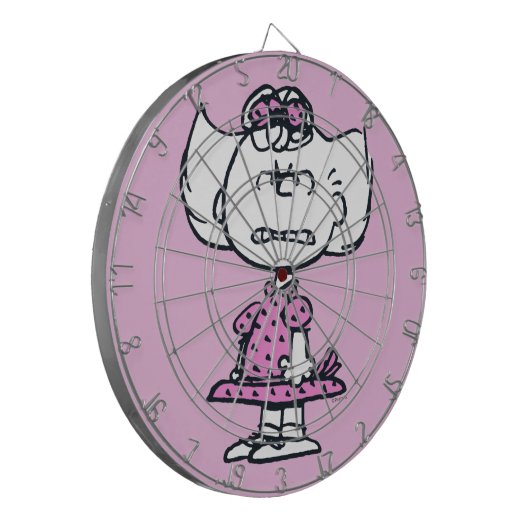 Angry Sally Dartscheibe (Vorderseite Links)